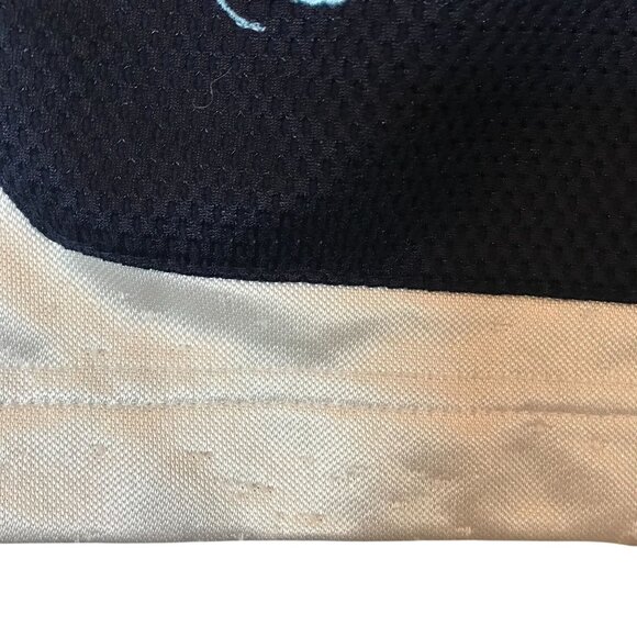 NBA Authentic Basketball Shorts Mens L 34 X 10 Navy Blue & Light Blue Polyester - Picture 7 of 9